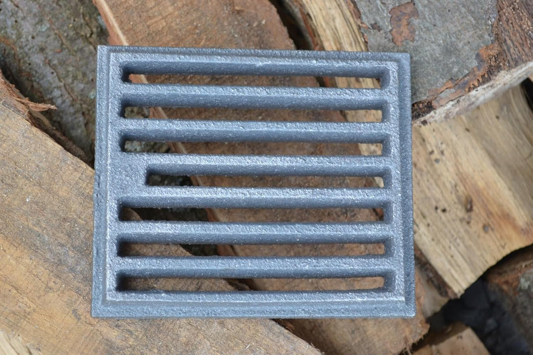 SEZAM 13 x 11 cm Gussrost Ofenrost Ascherost Gussrost verschiedene Durchmesser, Kaminrost passend Ka