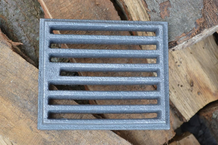 SEZAM 13 x 11 cm Gussrost Ofenrost Ascherost Gussrost verschiedene Durchmesser, Kaminrost passend Ka