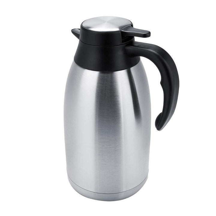 Edelstahl-Wassertopf, vakuumisolierter Wassertopf Edelstahl-Thermoskanne Kaffee-Tee-Wassertopf(2L)