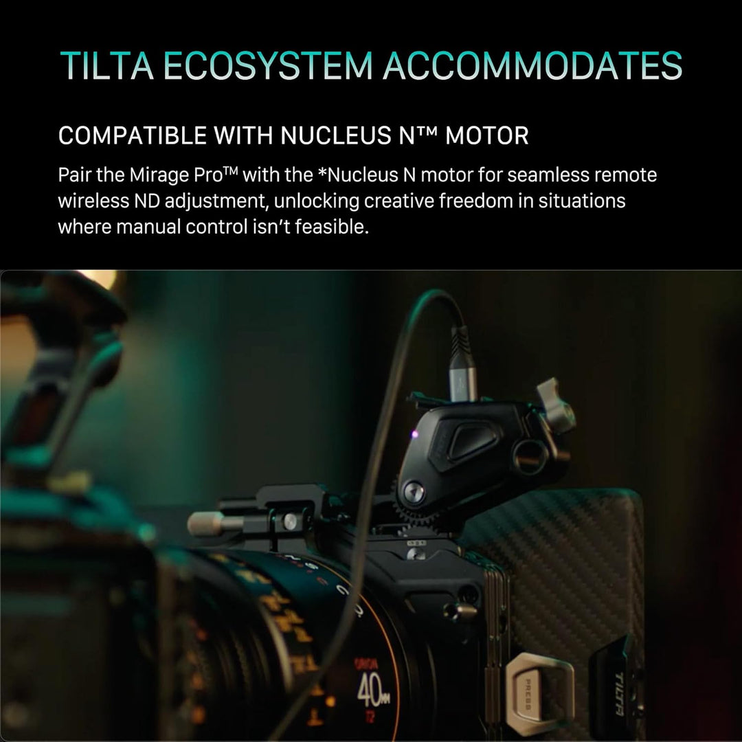 Tilta Mirage Pro Matte Box VND Kit Gegenlichtblende mit ND-Filter, 4x5,65"-Filterrahmen MB-T17-A VND