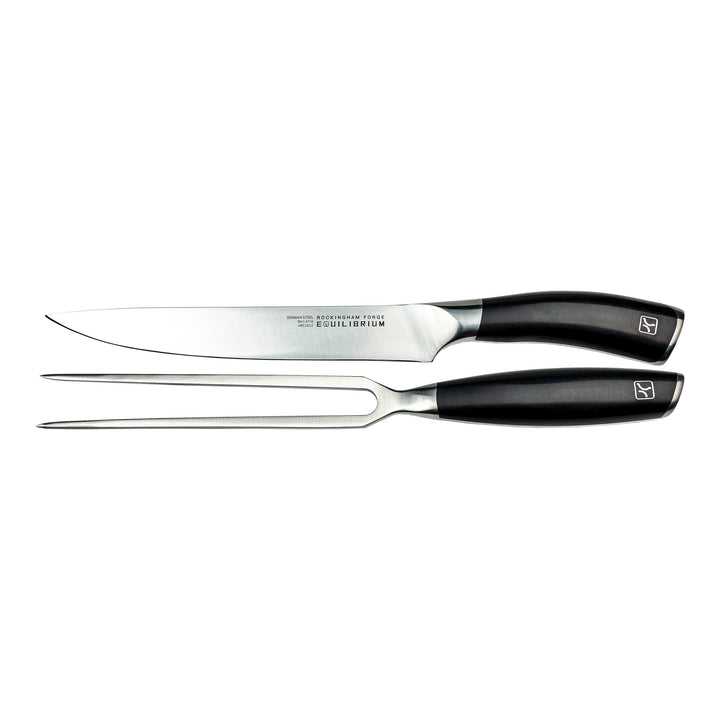 Rockingham Forge Equilibrium 2er Messer und Gabel Set mit einer Klinge aus deutschem Edelstahl und e