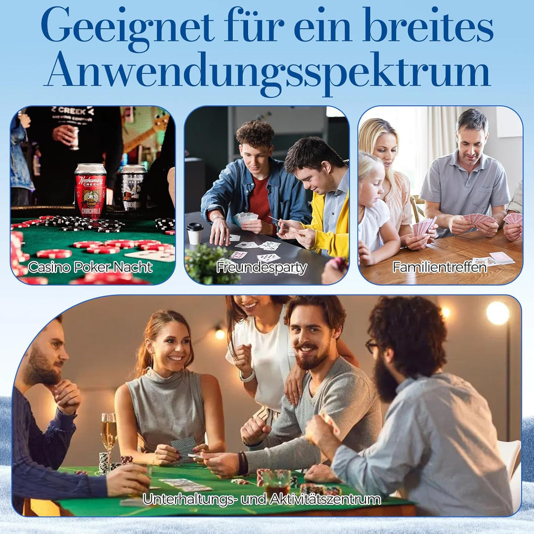 Kartenmischmaschine, Automatische Kartenmischer, Geräuscharmer und Wiederaufladbarer Kartenmischmasc
