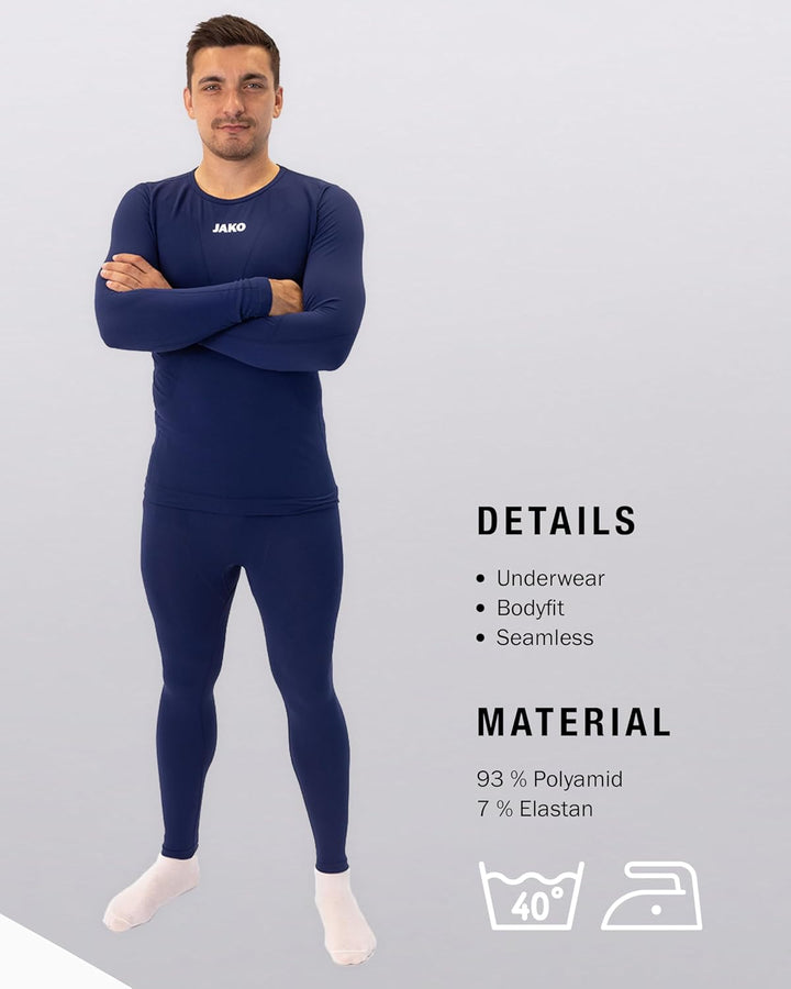 JAKO Comfort 2.0 Long Tight Unisex 3XS Navy, 3XS Navy