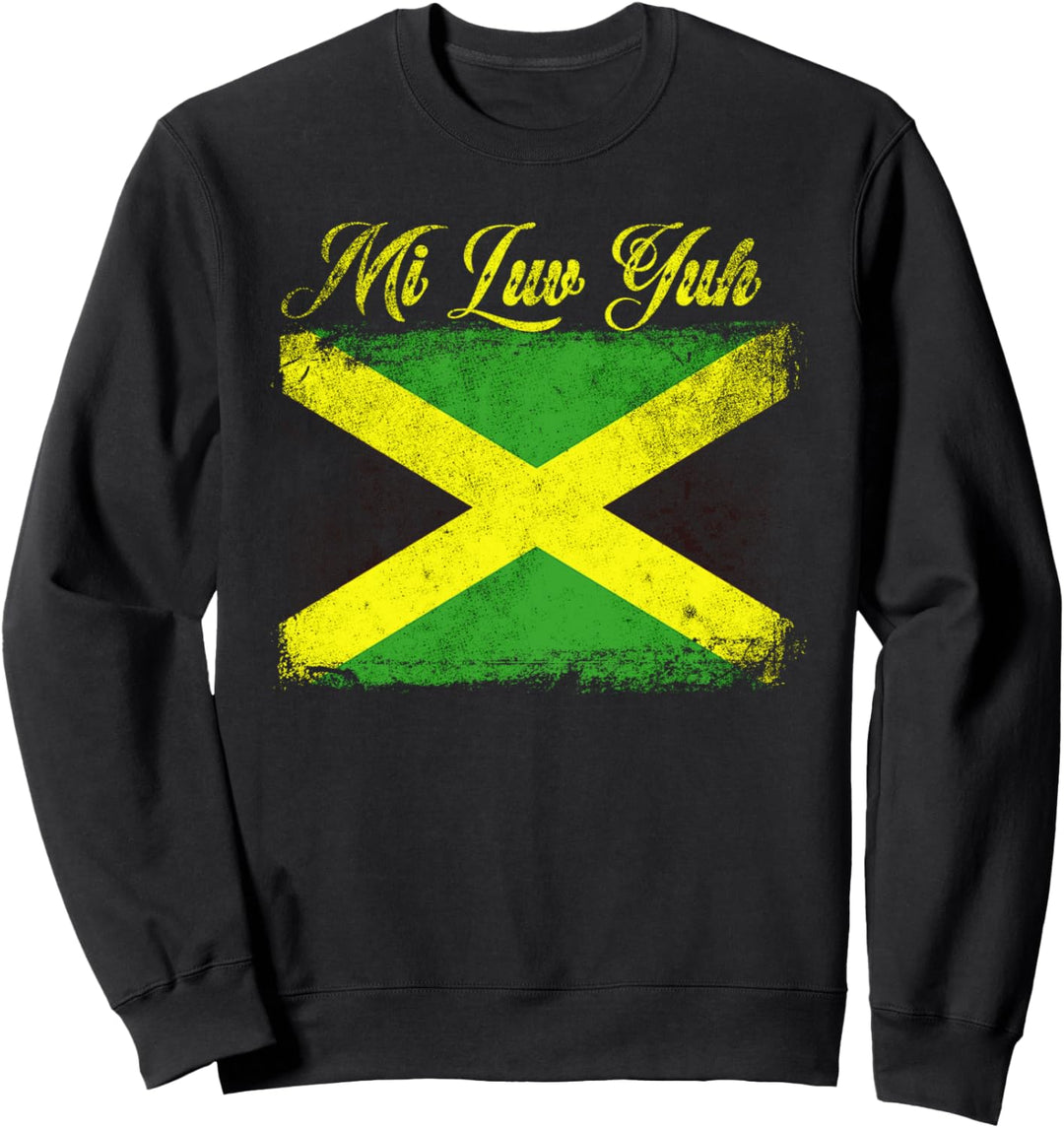 Jamaika Jamaikanische Flagge Karibik Urlaub Reggae Sweatshirt