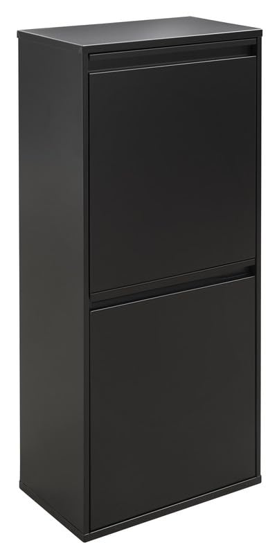 ARREGUI Basic CR406-B Mülltrennsystem aus Stahl | 3 Fächer Mülleimer für die Küche | 3 Fach Abfallei