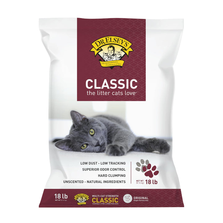 Dr. Elsey's Premium Clumping Cat Litter - Classic - 99.9% Dust-Free, Low Tracking, Hard Clumping, Su