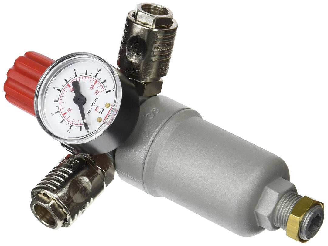 Cevik CA-950/1 – Zubehör mit Luftbereifung Druckpumpe mit Manometer, Filter-Regler, 2-fach Schnelle.