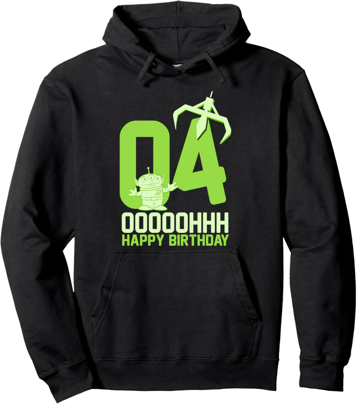 Disney Pixar Toy Story Aliens Ooh Happy 4th Birthday Pullover Hoodie