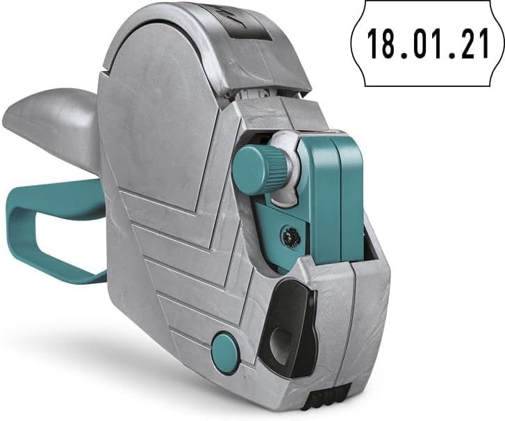 Original Meto Basic S Preisauszeichner Set – Preis, Datum, MHD (1-zeilig, 8-stellig für 22 x 12 mm E