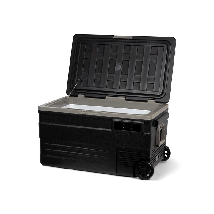 Steamy-E Single Zone 75 Roller, Elektrische Kompressor Kühlbox mit Rollen, 74 Liter, 12V/ 230V, zum