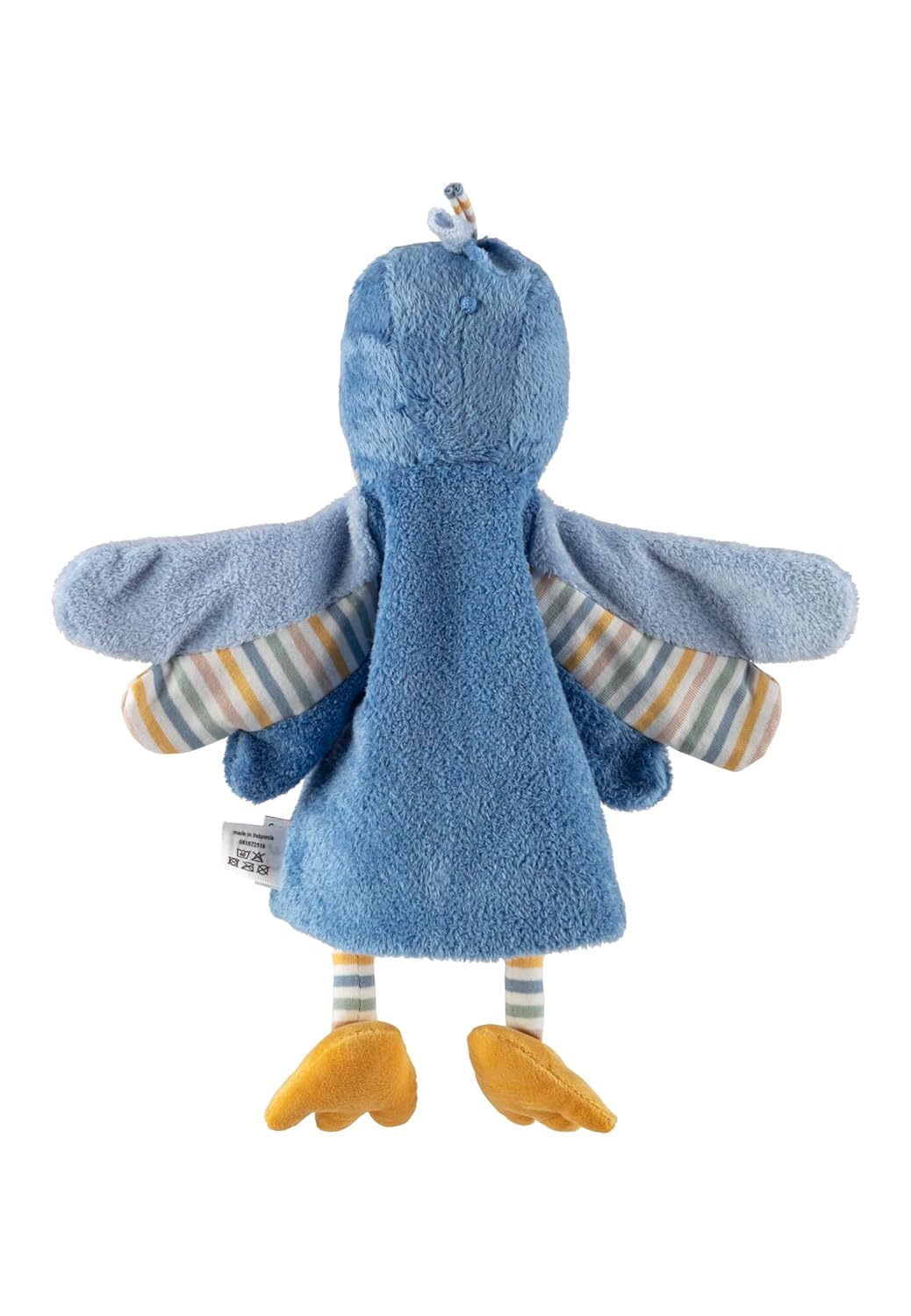 Handpuppe Vogel, weiches Spielzeug für Kasperle Theater, zum Geschichten erzählen und erstes Rollens