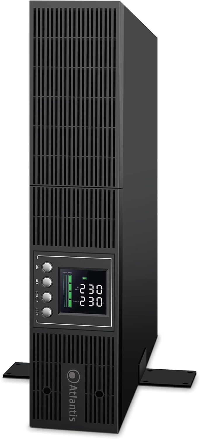 Atlantis A03-OP1502P-RC PRO UPS OnLine Unterbrechungsfreie Stromversorgung, Doppelwandlung, reine Si