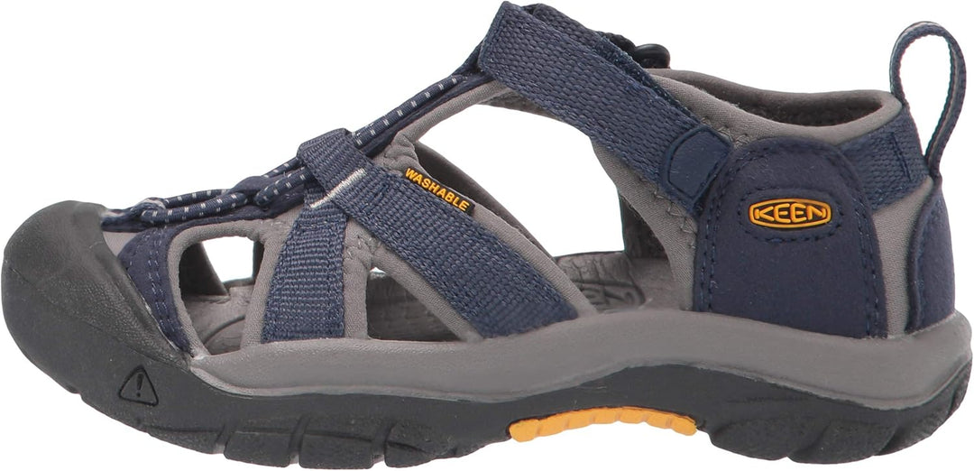 KEEN Unisex Kinder Venice H2 Sandalen 25/26 EU Navy Grey, 25/26 EU Navy Grey