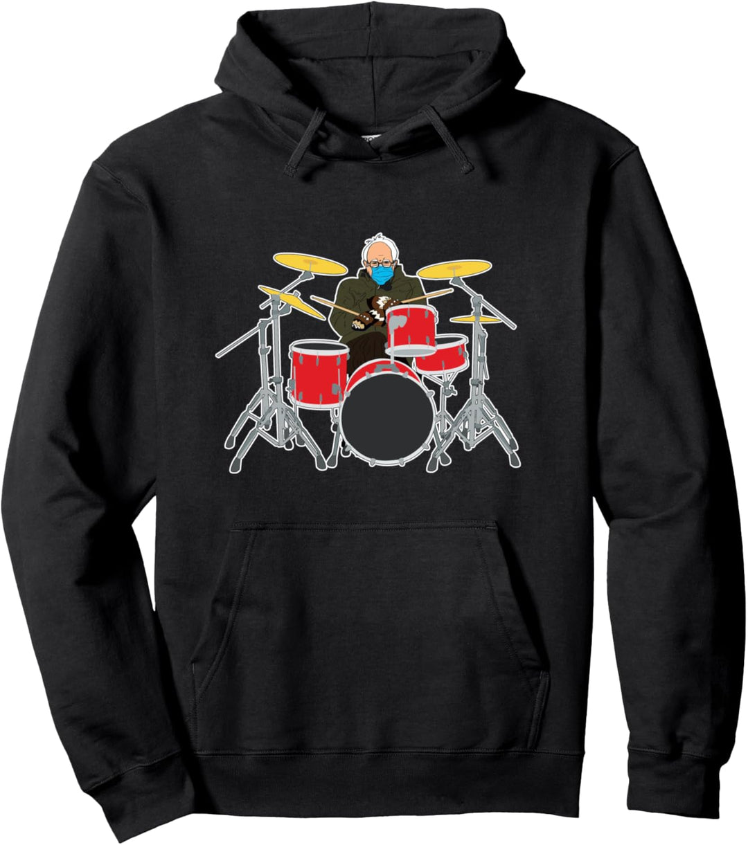 Bernie Sanders Mittens Meme - Schlagzeugergeschenk - Pullover Hoodie