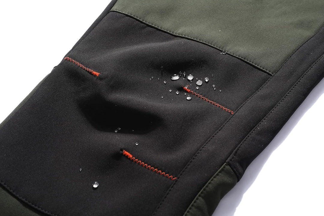 BenBoy Herren Wanderhose Wasserdicht Softshellhose Outdoorhose Winddicht Warm Gefüttert Skihose Snow