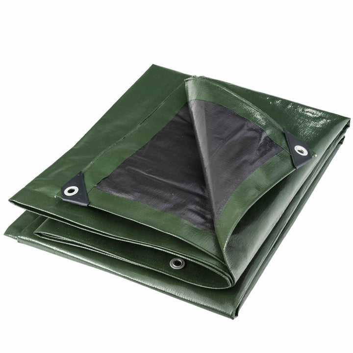 WERKA PRO Bâche multifonctions Noire et Verte m2 WerkaPro 10668 Abdeckplane, wasserdicht, multifunkt