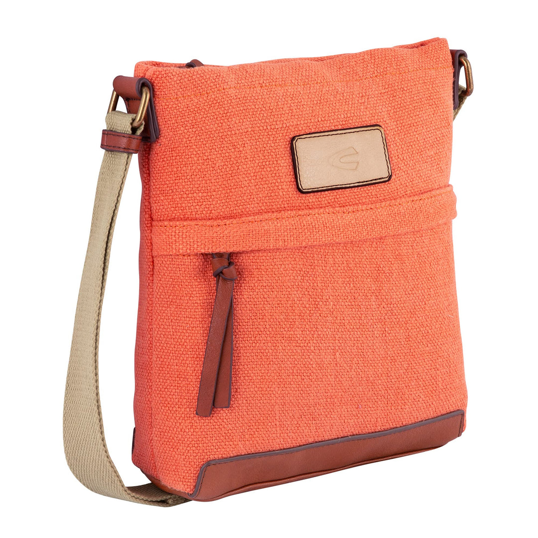 camel active, OAKLAND PI, Damen, Umhängetasche, M, Orange Orange 24,5 x 8,0 x 28,0 (LxBxH), Orange 2