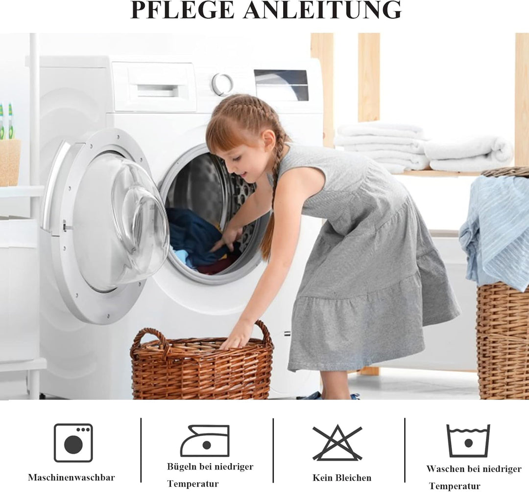 DWCN Vorhang Blickdicht Verdunkelungsgardinen mit Ösen 2 Stücke Thermogardine für Wohnzimmer,Schlafz