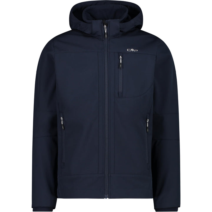 CMP Herren Herrenjacke mit Reissverschluss und Kapuze Softshelljacke 54 B.Blue-Ice, 54 B.Blue-Ice