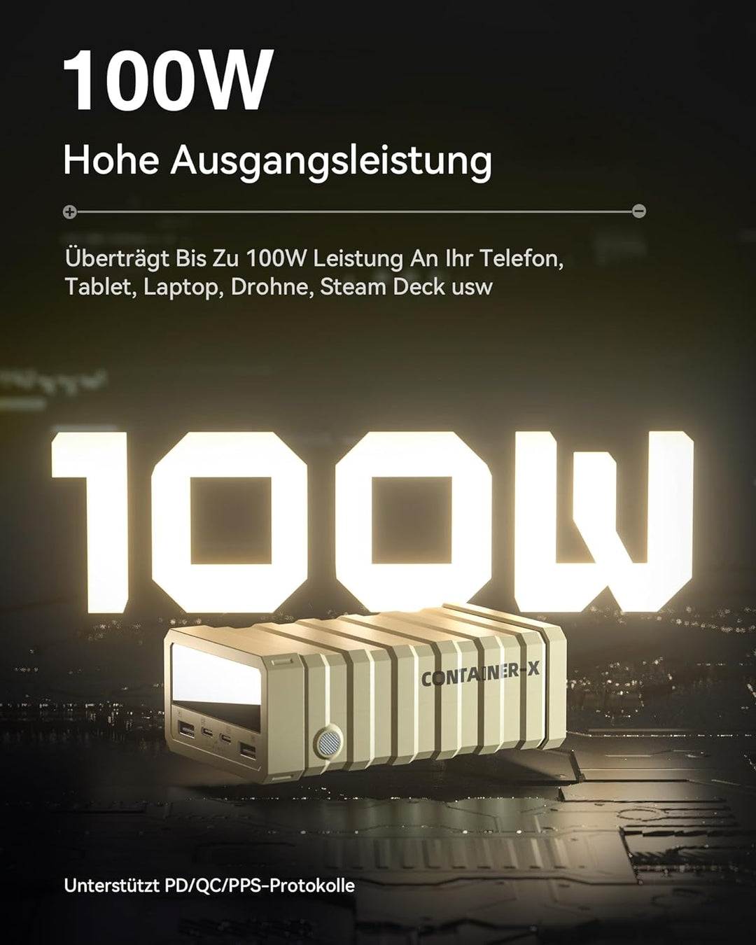 imuto Powerbank USB C 𝟏𝟎𝟎𝐖, 26800mah Power Bank Schnellladefunktion PD3.0, QC3.0 Externer Handy-Akku