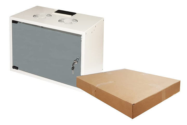 LK1907U30E Schrank Rack 19 Zoll (39 cm) zerlegt 6 Wand-Einheiten für Netze (H) 370 x (L) 540 x (T) 3