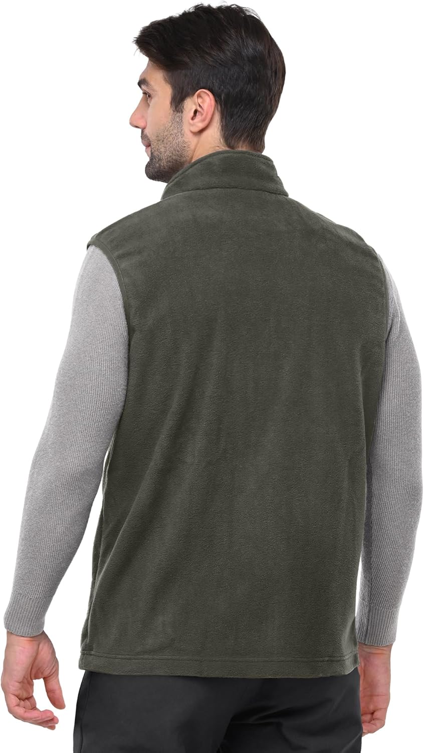 Outdoor Ventures Fleece Weste Herren Leicht Ärmellose Fleeceweste Jacke Winddicht Warm Gefütterte Wi