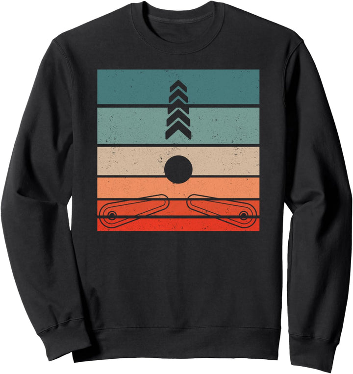 Retro Pinball Flipperautomat Flipper - Vintage Pinball Sweatshirt