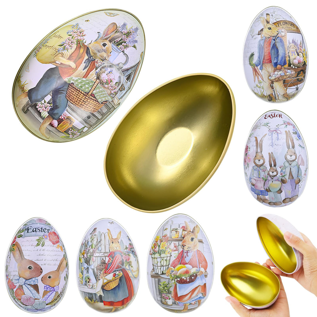 Ostereier Keksdose Metall, Ostereier Süssigkeiten Kasten, Ostereier Metalldosen Keksdose, Ostern Bon