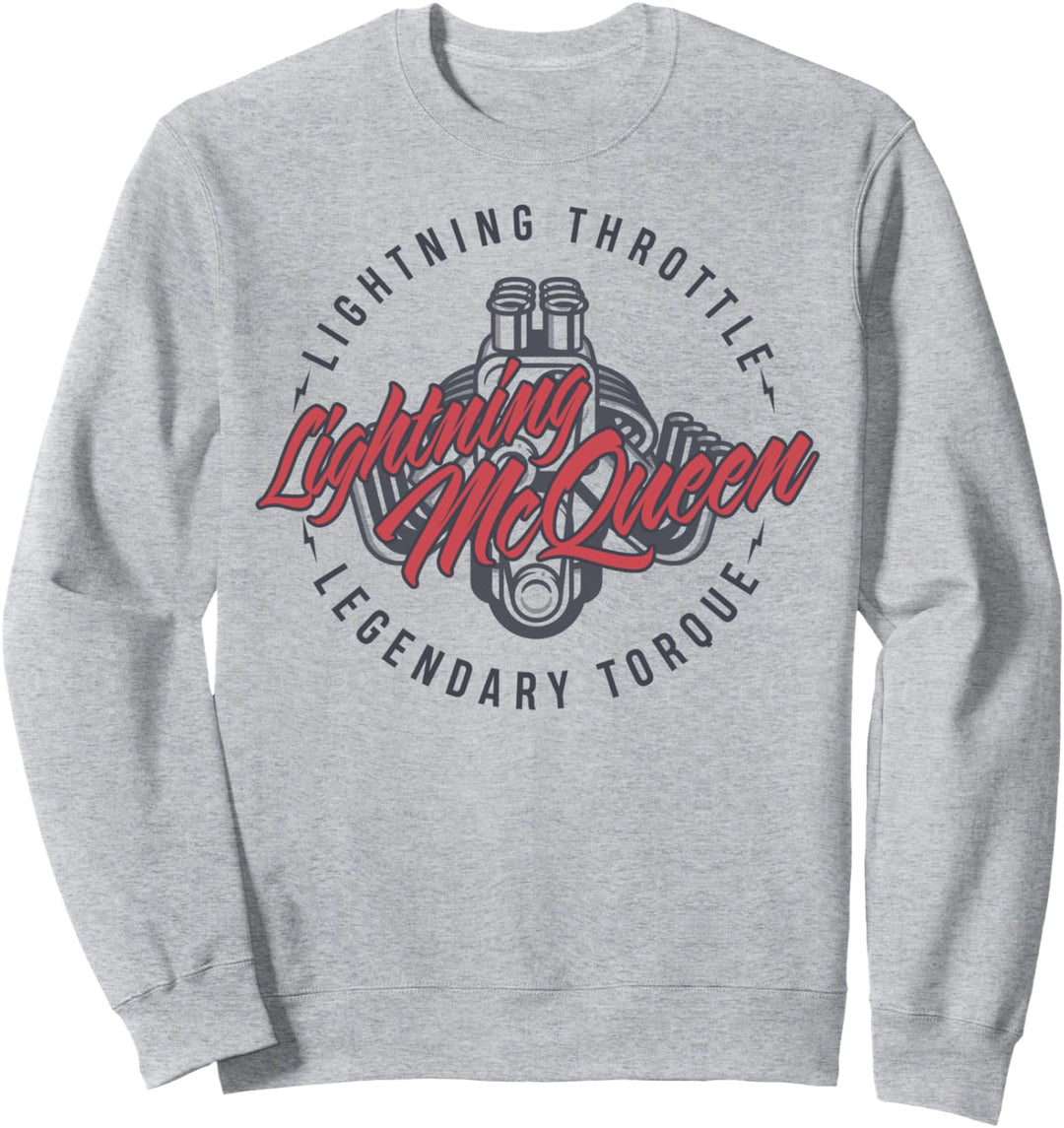 Disney Pixar Cars Lightning McQueen Engine Sweatshirt