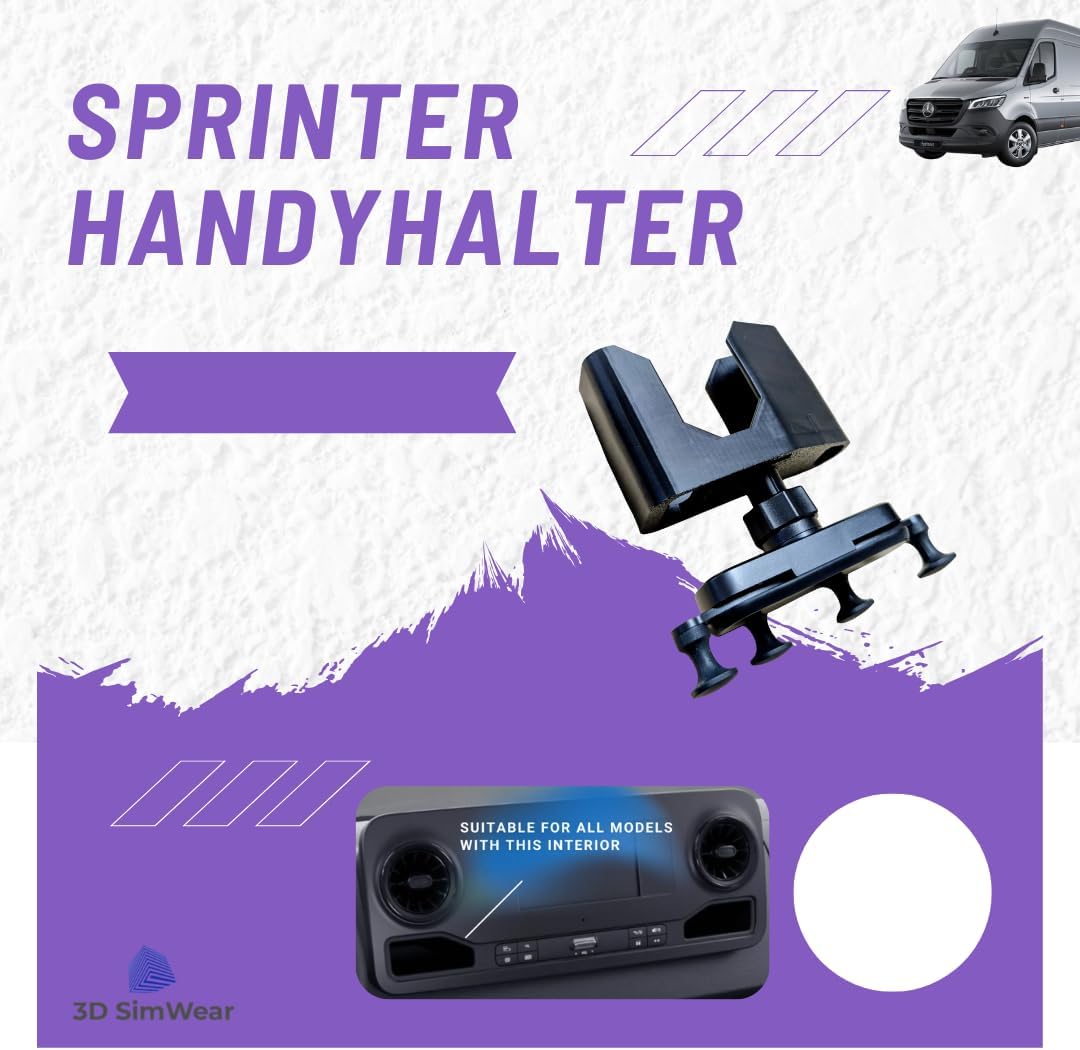 Generisch Logic-Mount Sprinter-Edition: Profi-Smartphonehalter für Mercedes Sprinter 906/907 Bj. 202