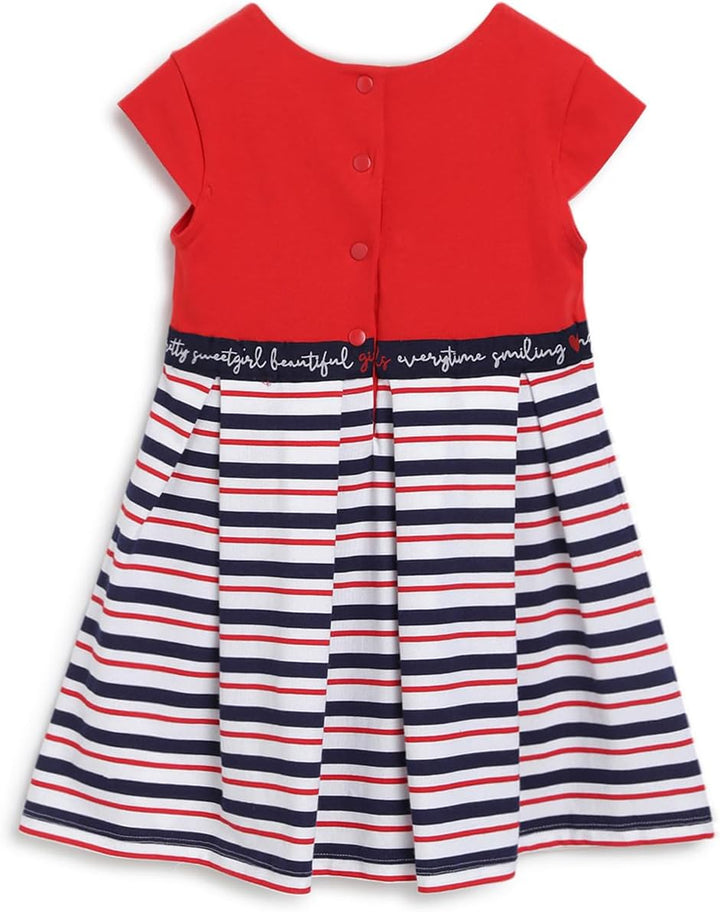 Chicco Mädchen Vestito Bambina A Maniche Corte Kurzarm Kleid 122 38 De, 122 38 De