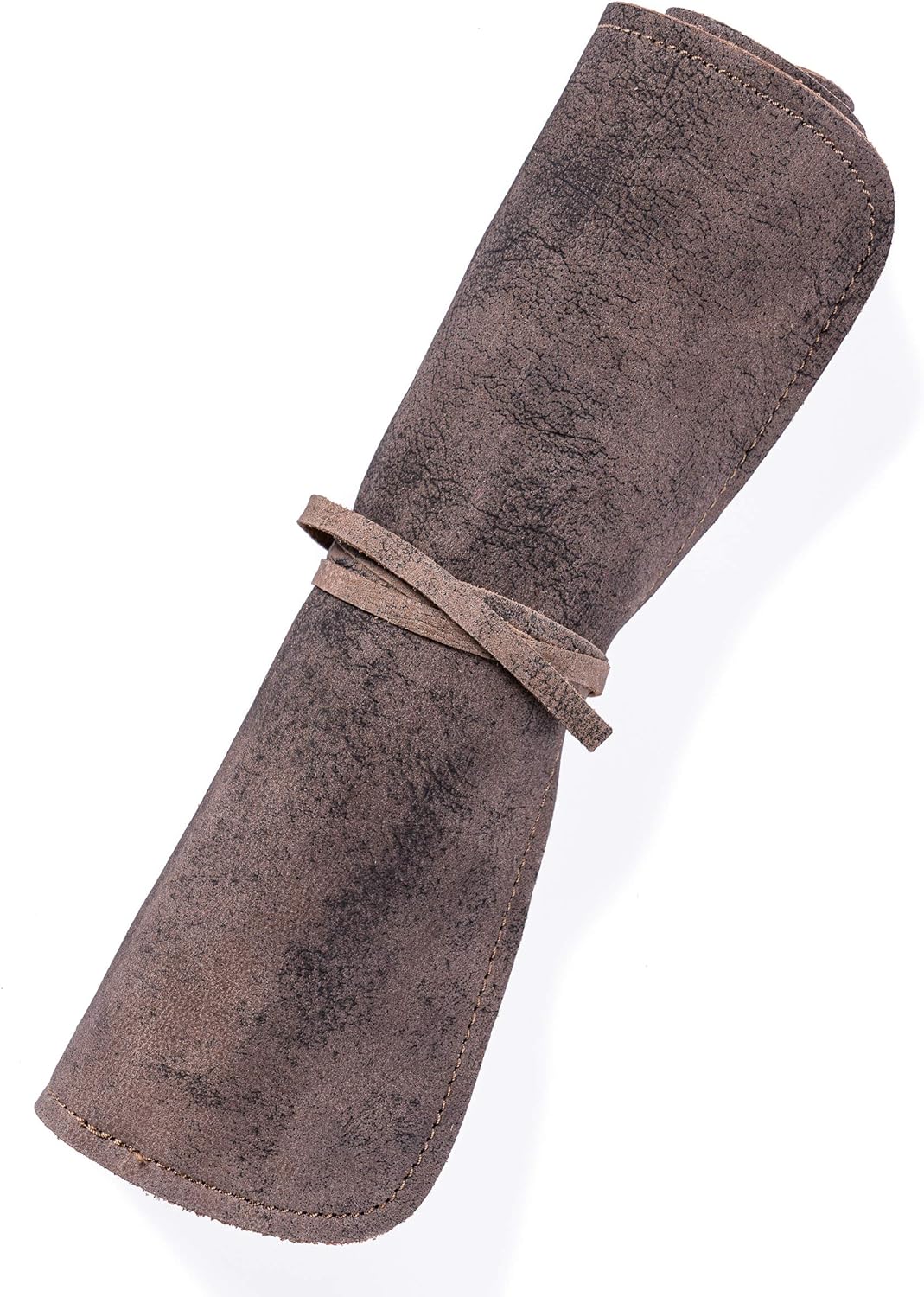 Hochwertige 7-Fach Echt-Leder Kochmesserrolle"Steve" – Rolltasche Werkzeugtasche verschliessbar - Me