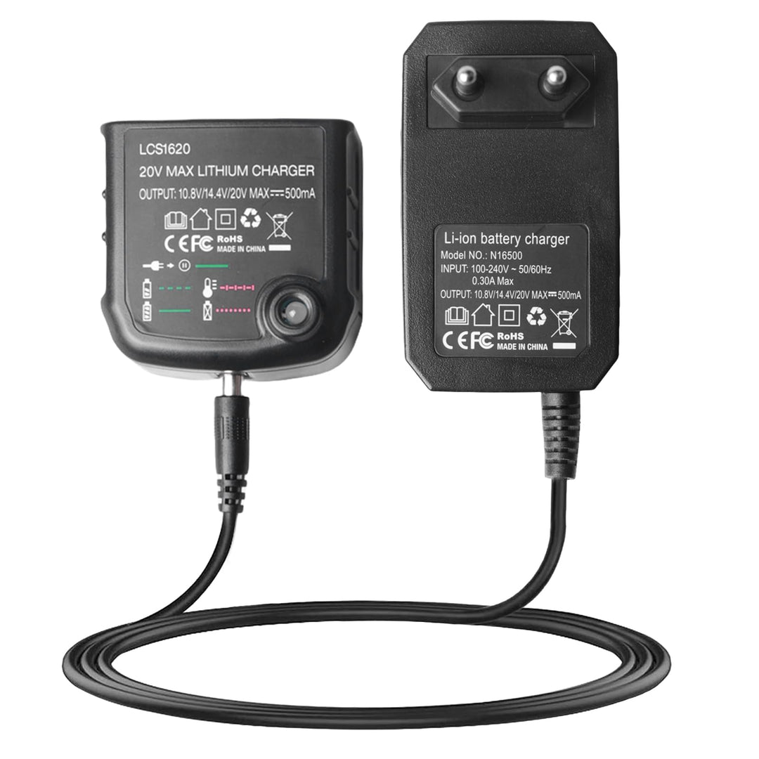SPORWAY 18V/20V Ladegerät Kompatibel mit Black & Decker: 18V/20V Lithium-Ionen-Ladegerät BL2018 BL20