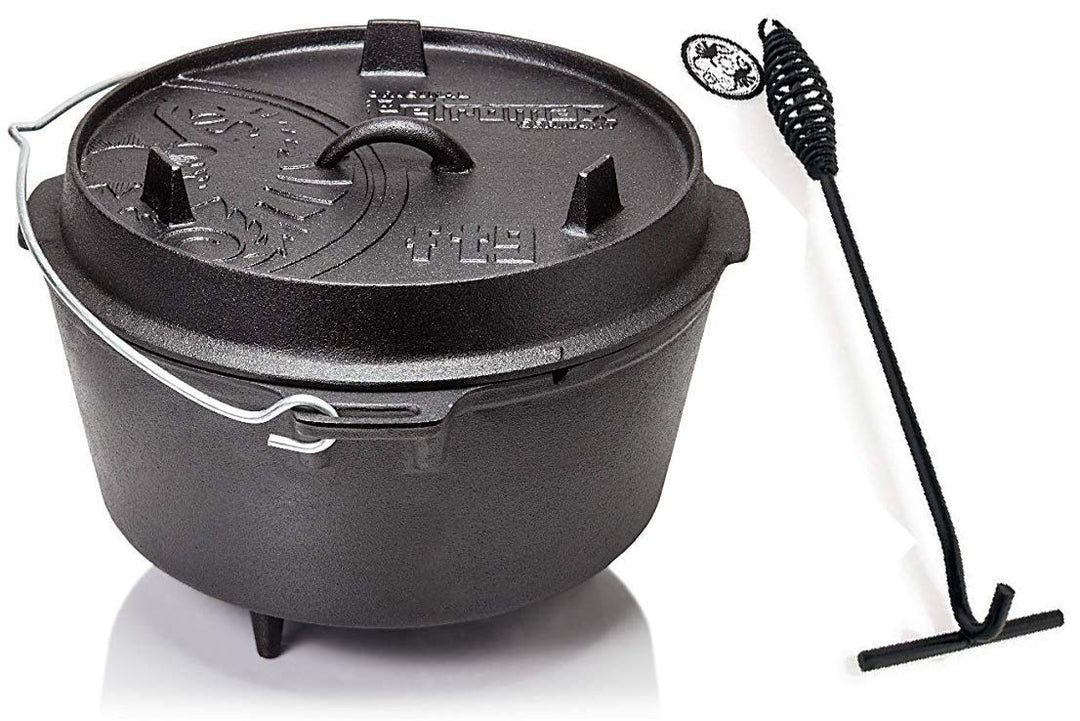 Petromax Feuertopf ft9 (Dutch Oven mit Standfüssen) inkl. Deckelheber