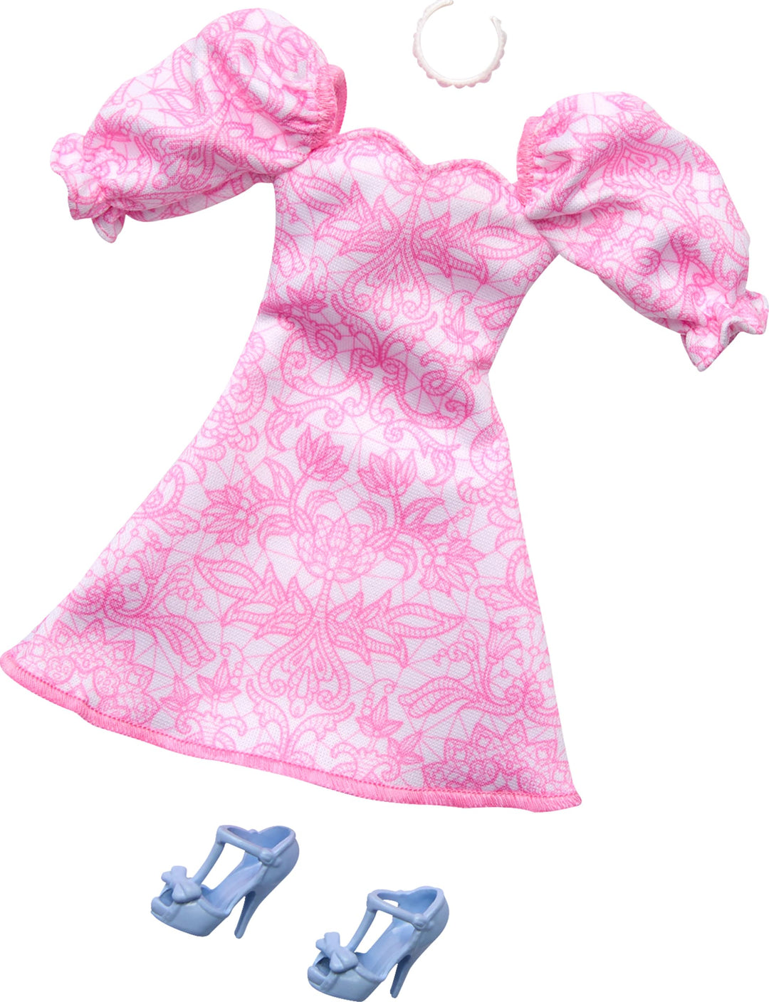 Barbie – Komplettes Mode-Set (rosa Kleid) / Spielzeug