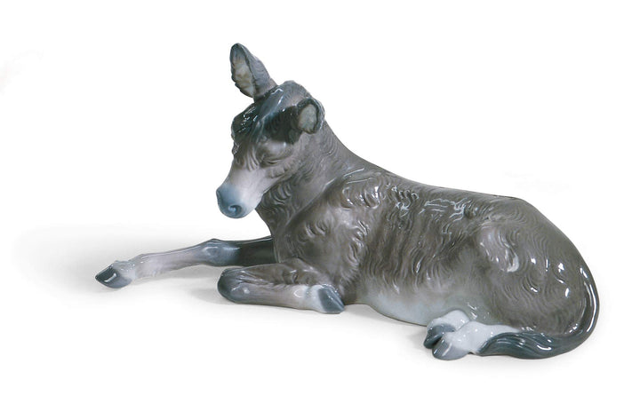 LLADRÓ Krippenfigur Esel. Ii. Maultier (Krippenfigur). Porzellan.