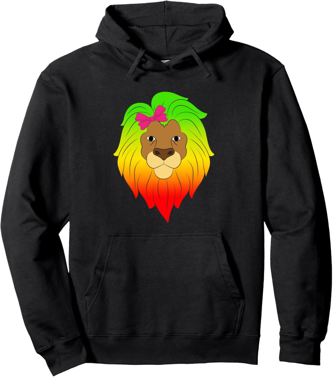 Rasta Lion Rastafari Reggae Pullover Hoodie