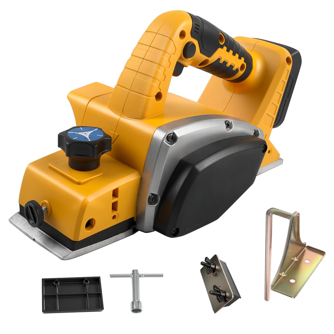 Kabelloser elektrischer Handhobel für Dewalt 18V/20V Akku, 3-1/4 Zoll Handhobel, 15000RPM Bürstenlos