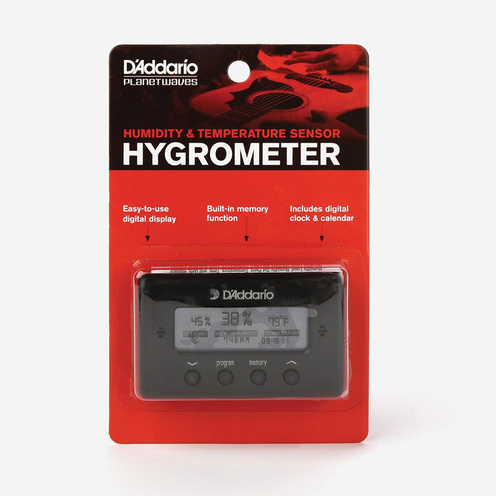 Planet Waves PW-HTS Temperatur & Feuchtigkeitsmessgerät Black Plastik Sensor, Sensor