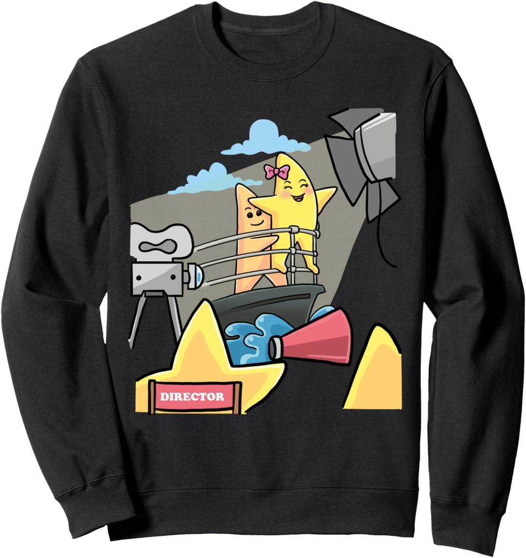 Filmstars Pun liebt Filme Filmfest Fan Sweatshirt