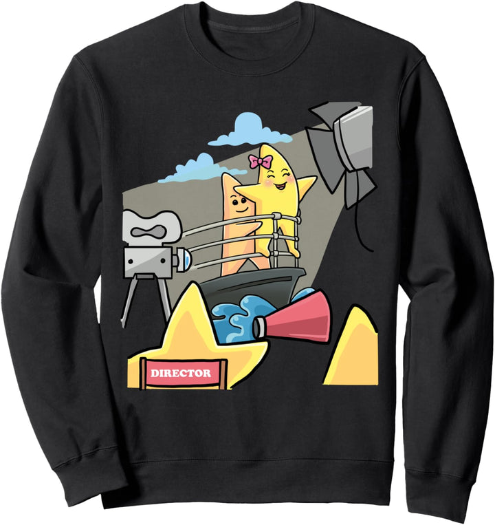 Filmstars Pun liebt Filme Filmfest Fan Sweatshirt