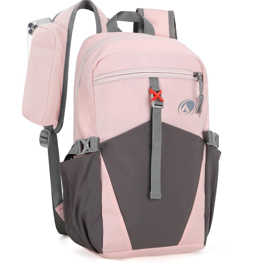 12L Wanderrucksack Klein Leichter, Kleiner Rucksack Lässig Herren Damen, Mini Daypacks für Wandern R