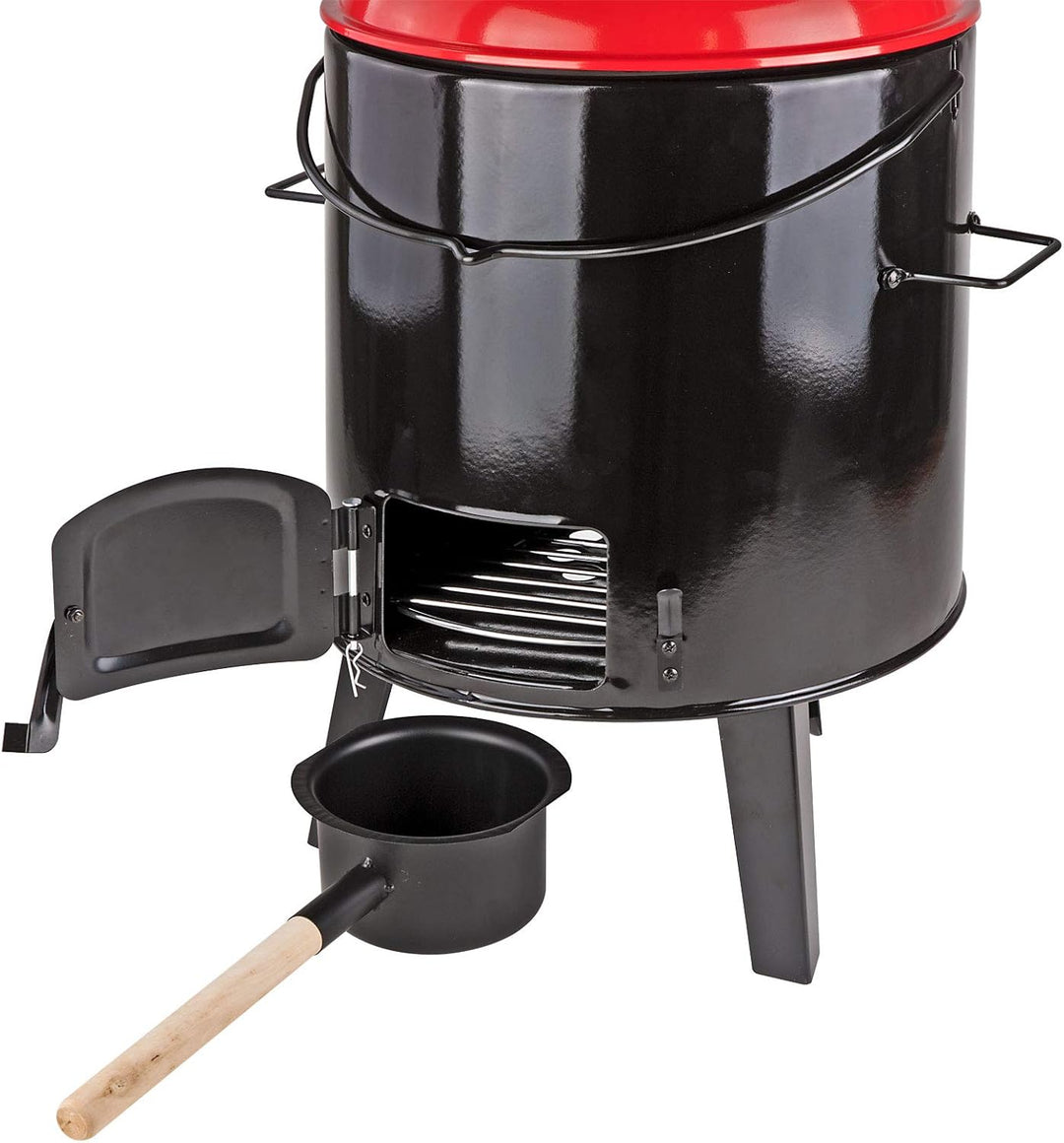 DEMA Eintopfofen Gulaschkanone Gulaschkessel Suppenkessel Kessel Ofen Grill 14 Liter