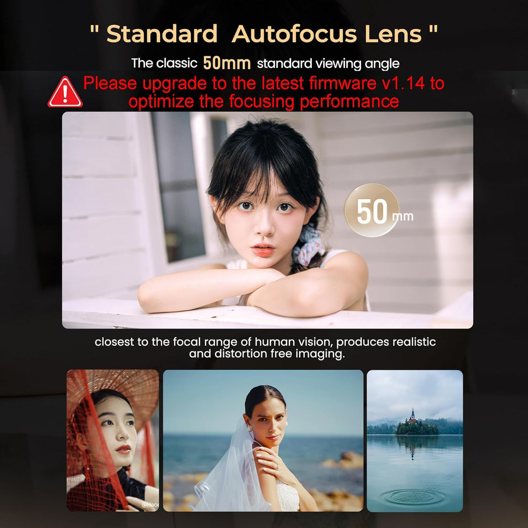 VILTROX AF 50 mm F1.4 Pro Kameraobjektiv für Sony FE Full Frame Autofokus Prime Objektiv