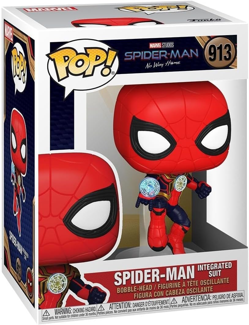 Funko Pop! Marvel: Spider-Man - (Integrated Suit) - Spiderman No Way Home - Vinyl-Sammelfigur - Gesc