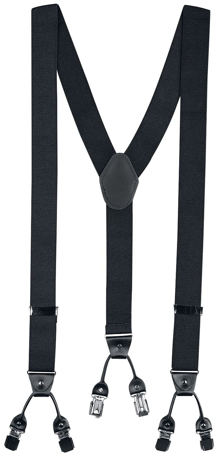 Banned Alternative Rockabilly Braces Unisex Hosenträger schwarz