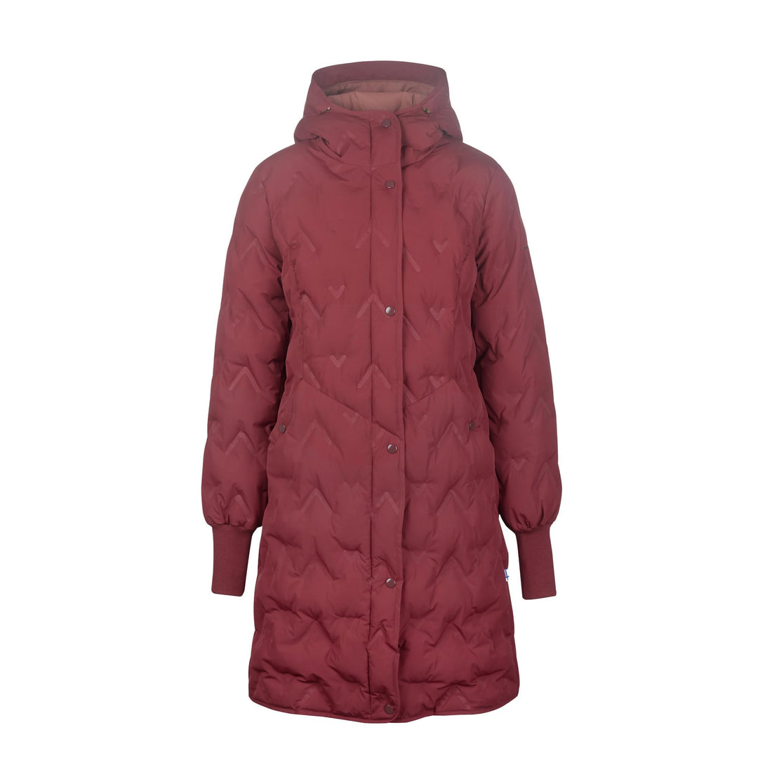 Finside Juolukka Maa Winterjacke in Steppoptik 36 Cranberry-redwood, 36 Cranberry-redwood