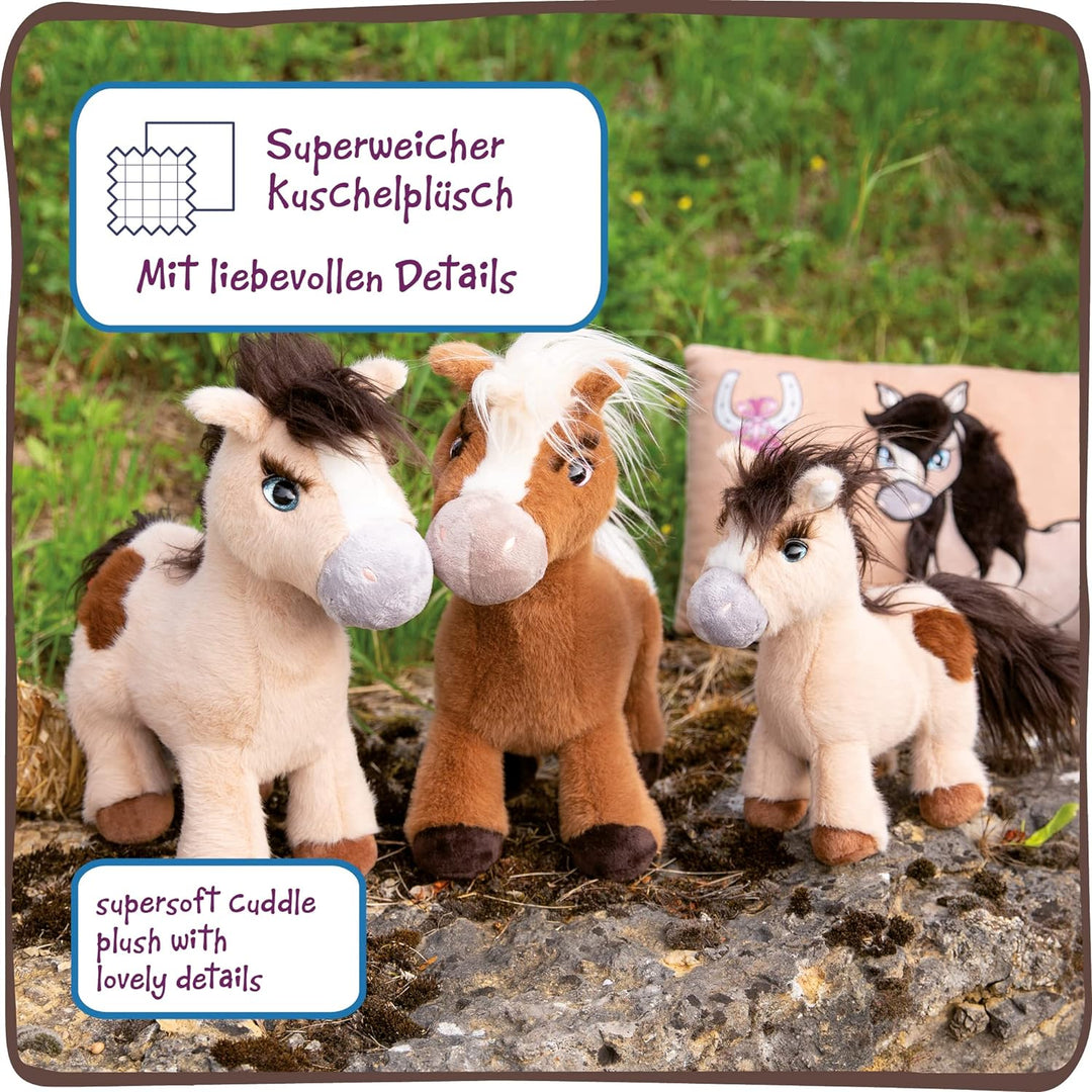 NICI Kuscheltier Pony Loretta 25 cm stehend I Plüschtier für Jungen, Mädchen & Babys I Flauschiges S