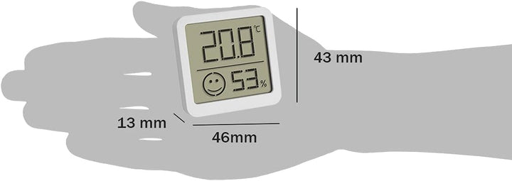 TFA Dostmann digitales Thermo-Hygrometer, 4er Set, 30.5053.02.04, Innentemperatur und Luftfeuchtigke