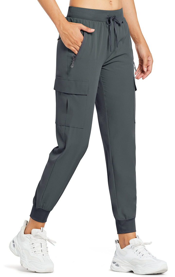 Comallan Cargohose Jogginghose Damen Wanderhose Leichte Schnelltrocknende Trekkinghose Outdoorhose S